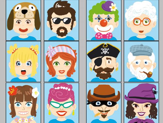 Andreu Toys cares caras faces