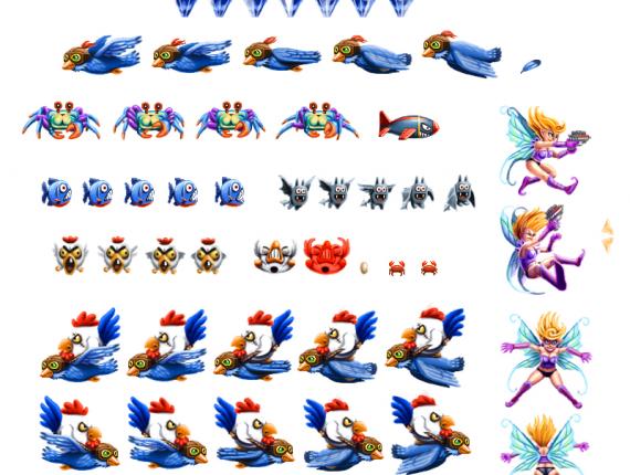 Wormed sprite gràfics gàficos graphics 