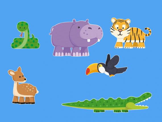 Andreu Toys jungle jungla animals animales