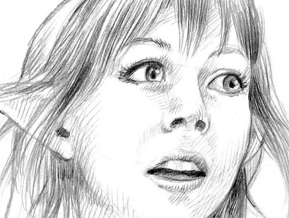 Lindsey Stirling Link Zelda portrait retrat retrato