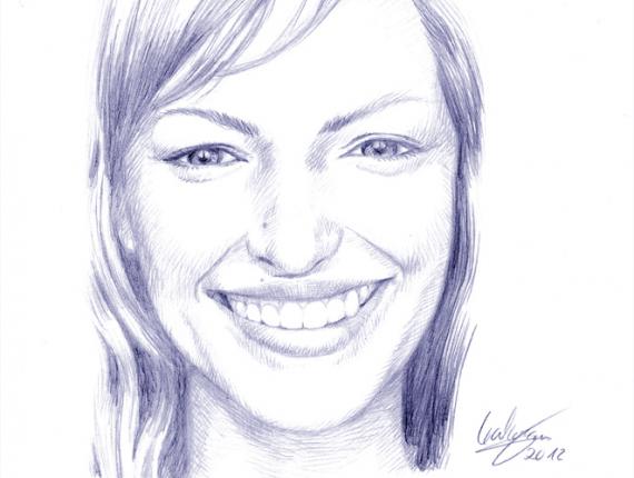 Louise Bourgoin portrait retrat retrato