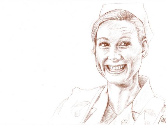 Laura Linney portrait retrat retrato