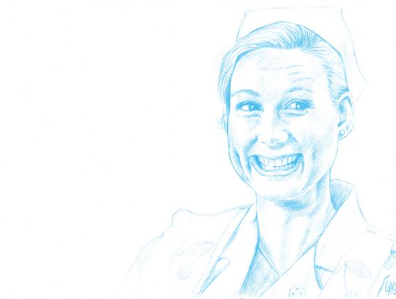 Laura Linney portrait retrat retrato