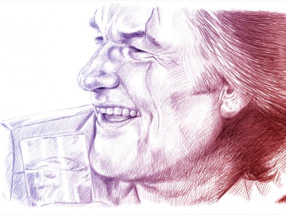 Kurt Russell - Death Proof portrait retrat retrato