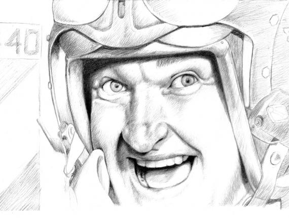 Randy Quaid Independence Day ID4 portrait retrat retrato