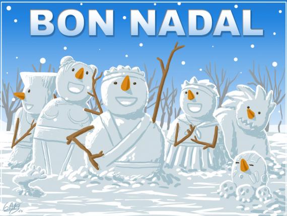 Bon Nadal Feliz Navidad Merry Christmas