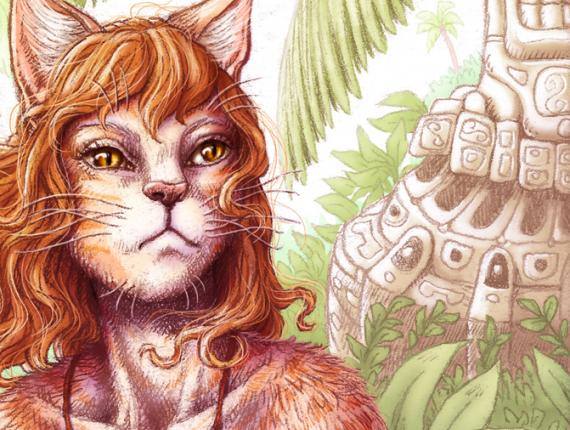 un lloc estrany noia gata chica gata cat girl