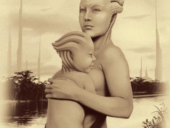 asari Mass Effect germanes hermanas sisters