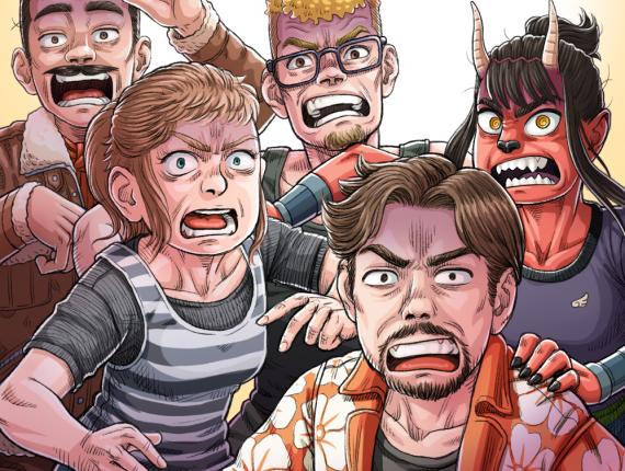 Un Lloc Estrany personatges personajes characters amics amigos friends wacom art arte digital art animació animación animation