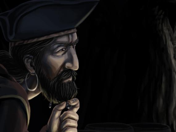 sirena mermaid capturada captured pirata pirate cova cueva cave