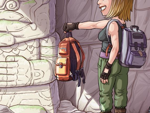 Un Lloc Estrany personatges personajes characters amics amigos friends noia chica girl home hombre man aventura adventure serp serpiente snake color digital