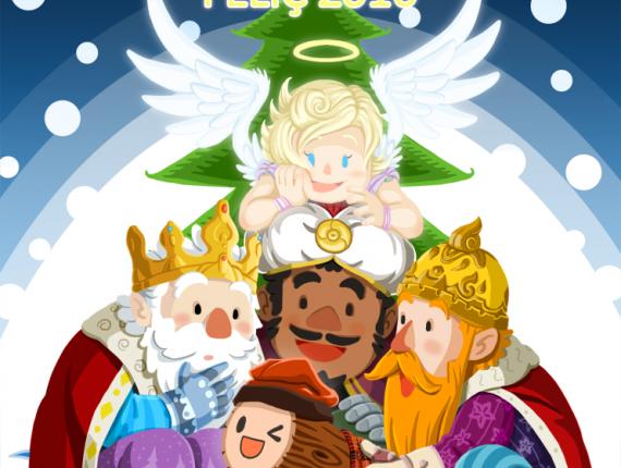 Bon Nadal Feliz Navidad Merry Christmas