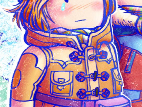 Bon Nadal Feliz Navidad Merry Christmas nen nena niño niña kids boy girl gos perro dog llaç groc llibertat