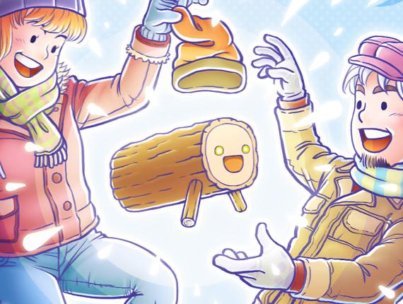 Bon Nadal Feliz Navidad Merry Christmas 2023 Tió Tio gos perro dog ninot de neu muñeco de nieve Snowman amics amigos friends parella pareja couple dibuix digital dibujo digital digital drawing digital art