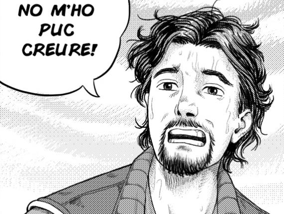 pàgina página page manga un lloc estrany muntanya montanya mountain noi noia chico chica boy girl