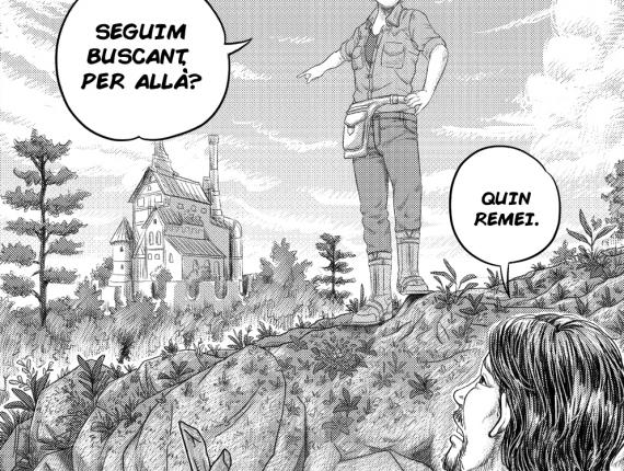 pàgina página page manga un lloc estrany muntanya montanya mountain noi noia chico chica boy girl