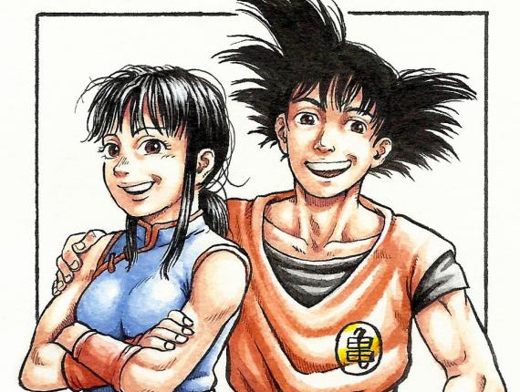 Dragon Ball Bola de Drac Bola de dragón Chi Chi Son Goku 