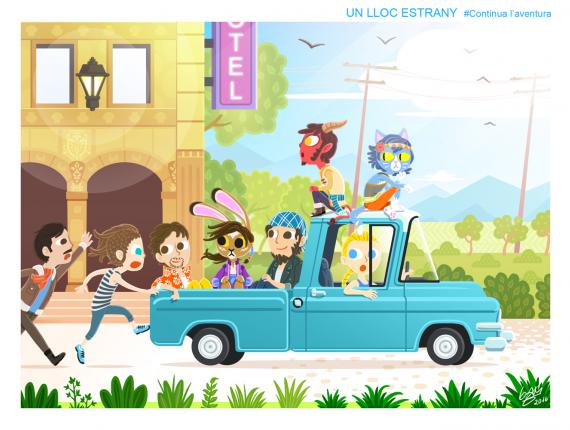 aventura adventure personatges personajes characters antropomorfic antropomórfico anthropomorphic nois chicos boys noies chicas girls pickup