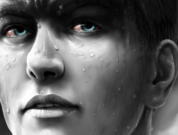 MAD MAX FURY ROAD Furiosa suor sudor sweat retrat retrato portrait