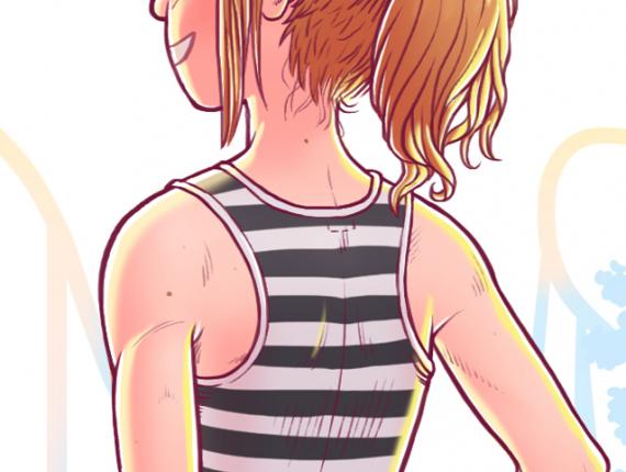 Un Lloc Estrany personatges personajes characters amics amigos friends noia chica girl noi gat chico gato cat boy color digital noia conill chica conejo girl rabbit noia dimoni chica demonio devil girl animals animales