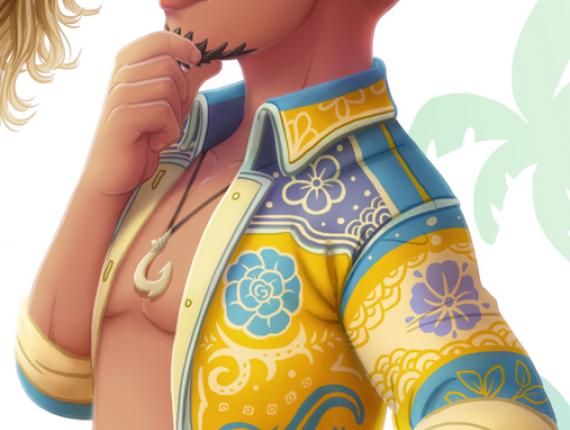 Un Lloc Estrany color digital personatges personajes characters amics amigos friends noia chica girl home hombre man noia dimoni chica demonio devil girl noi cérvol chico ciervo boy deer