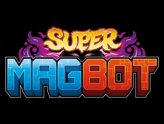 Super MAGBOT AstralPixel Astral Pixel logo videogame videojoc videojuego vectorial 