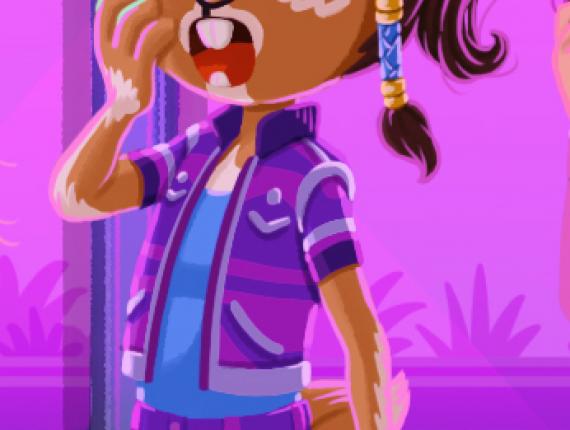 un lloc estrany noi chico boy noia chica girl conill conejo bunny gat gata cat aventura adventure ciberpunk cyberpunk futur futuro future