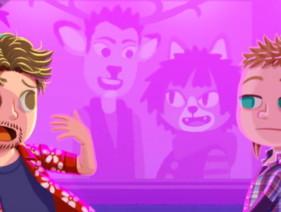 un lloc estrany noi chico boy noia chica girl conill conejo bunny gat gata cat aventura adventure ciberpunk cyberpunk futur futuro future