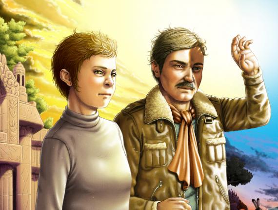 un lloc estrany noia chica girl home hombre man amics amigos friends grup grupo group ornitorrinc ornitorinc ornitorrinco Ornithorhynchus Platypus aventura adventure noia chica girl conill conejo rabbit sàtir sátiro satire