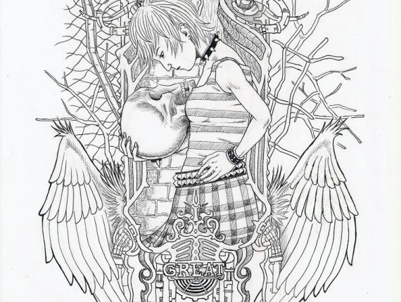 calavera skull noia chica girl