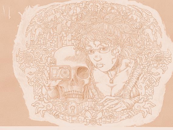 calavera skull noia chica girl