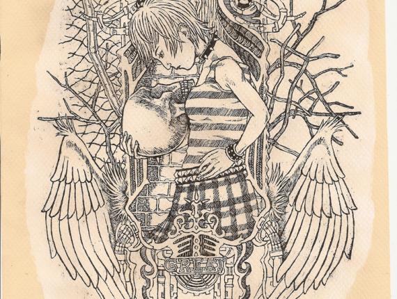 calavera skull noia chica girl