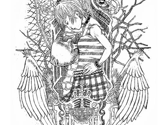 calavera skull noia chica girl