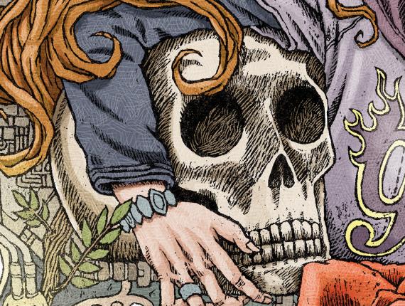 calavera skull noia chica girl