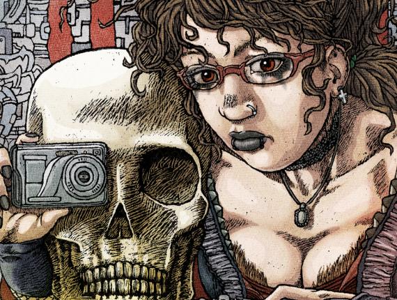 calavera skull noia chica girl