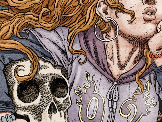 calavera skull noia chica girl