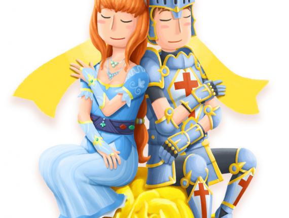 Sant Jordi 2018 cavaller caballero knight princesa princess rosa rose llaç groc lazo amarillo yellow ribbon