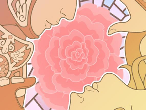 Sant Jordi cavaller caballero knight rosa rose princesa princess