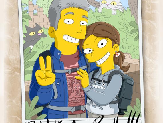 Simpsons estil estilo style amics amigos friends totoro Cthulhu