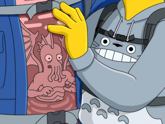 Simpsons estil estilo style amics amigos friends totoro Cthulhu