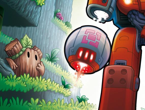 Super MAGBOT AstralPixel Astral Pixel moonsailor Rafael Langoni logo videogame videojoc videojuego vectorial personatge personaje character robot banda sonora original BSO original soundtrack OST