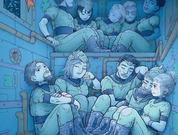 Un Lloc Estrany personatges personajes characters amics amigos friends noia chica girl home hombre man color digital color aventura adventure