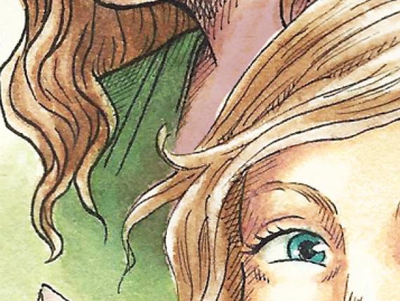 un lloc estrany amigues amigas friends noia chica girl noia conill chica conejo bunny rabbit girl aventura adventure aquarel·la acuarela watercolor