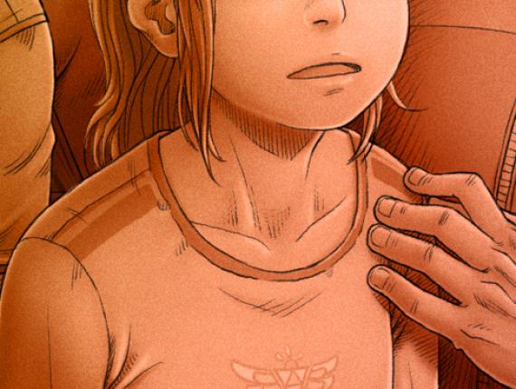 Un Lloc Estrany personatges personajes characters amics amigos friends noia chica girl home hombre man color digital dimoni demonio devil