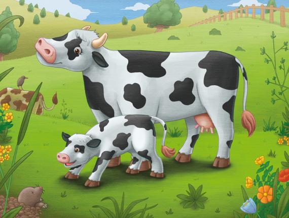 trencaclosques rompecabezas puzzle vaca cow