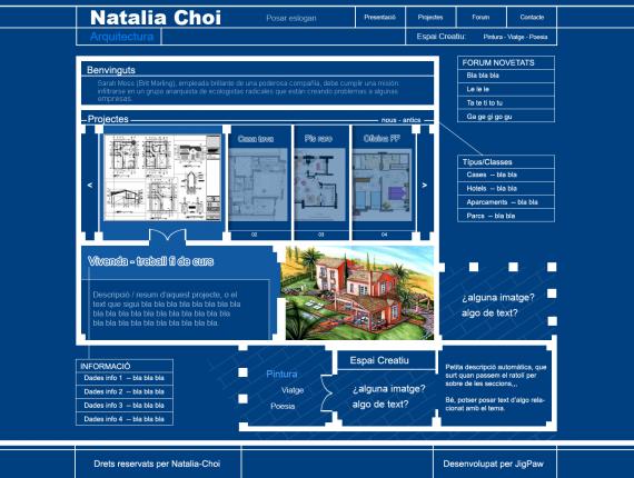 disseny diseño design web arquitecte arquitecto architect