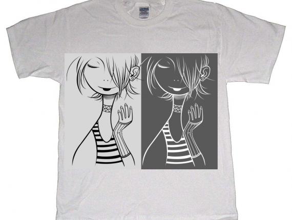 vectorial vector noies chicas girls samarreta camistea shirt