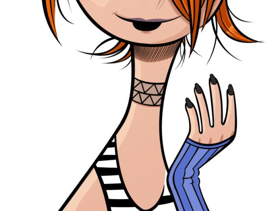 vectorial vector noies chicas girls