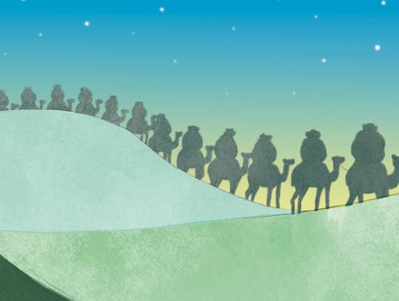 Els Reis Mags Los Reyes Magos the three wise men