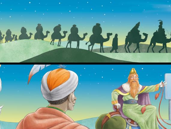 Els Reis Mags Los Reyes Magos the three wise men